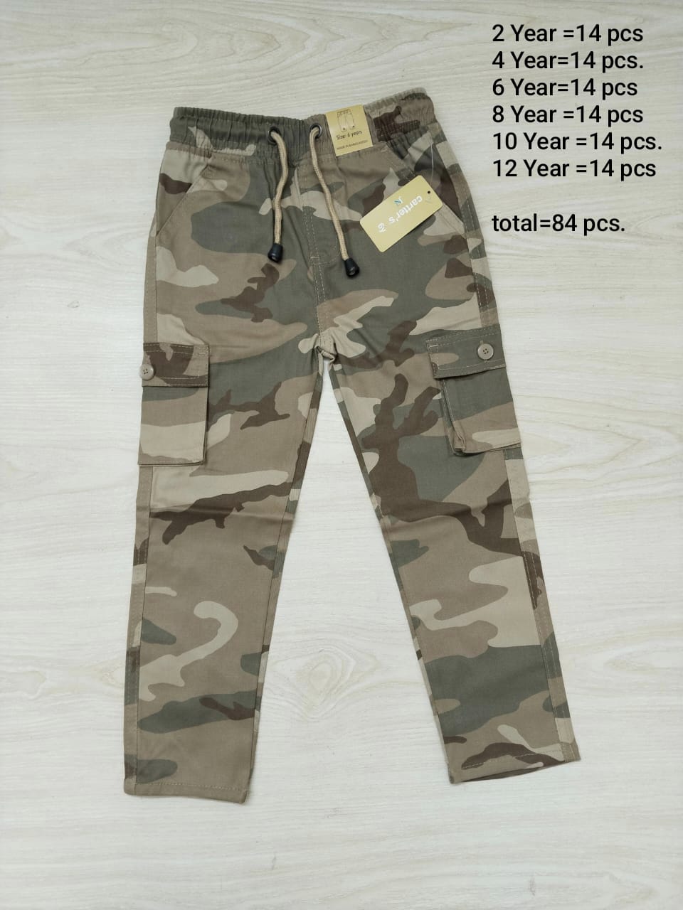 Cargo Pant Army Light